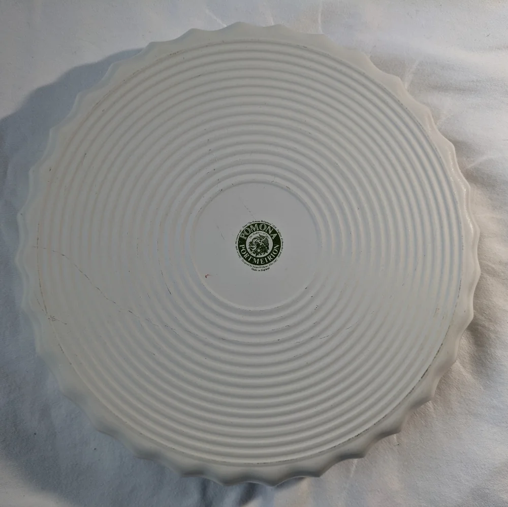 Portmeirion England Pomona L'Imperatrice Plum Quiche Baking Dish Discontinued